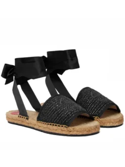 LOVE MOSCHINO Espadryle JA16222G0OJR100A Czarny