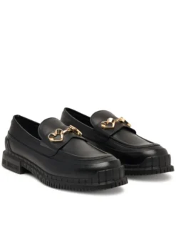 LOVE MOSCHINO Loafersy JA10023G1PIA0000 Czarny
