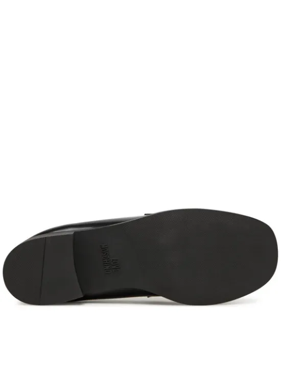 LOVE MOSCHINO Mokasyny JA10222G1NJD000A40 Czarny