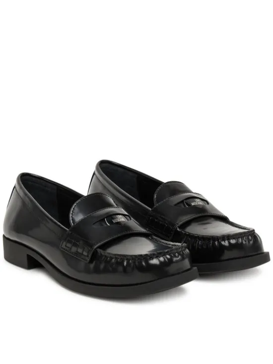 LOVE MOSCHINO Mokasyny JA10222G1NJD000A40 Czarny
