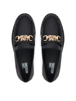 LOVE MOSCHINO Mokasyny JA10063G1PIA0000 Czarny