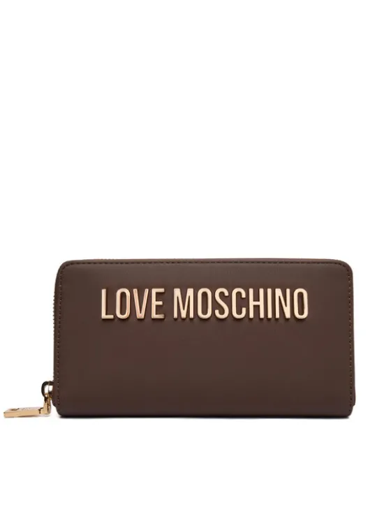 LOVE MOSCHINO Portfel JC5611PP1PKD0300 Brązowy