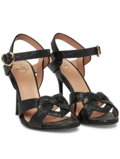 LOVE MOSCHINO Sandały JA16069G1MIB0000 Czarny