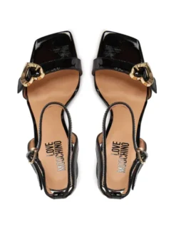LOVE MOSCHINO Sandały JA16089G1OIH0000 Czarny