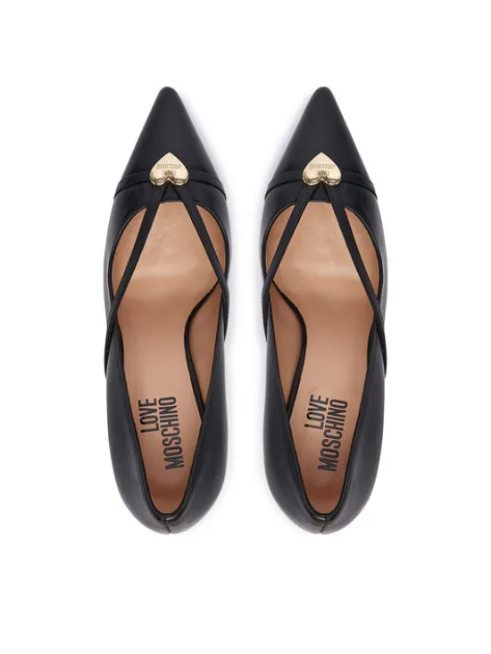LOVE MOSCHINO Szpilki JA10119G1PIA0000 Czarny