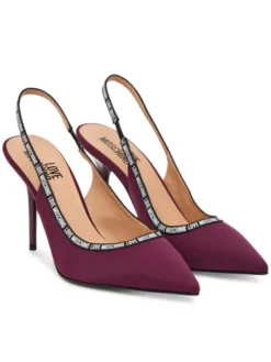 LOVE MOSCHINO Szpilki JA10429G1PIM0552 Bordowy