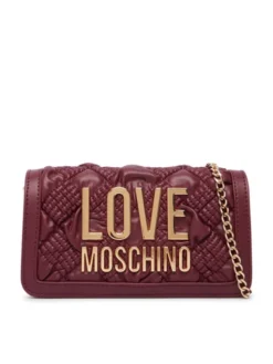 LOVE MOSCHINO Torebka JC5603PP1PL1055A Bordowy