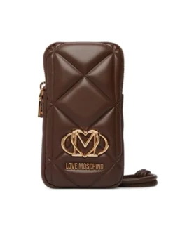 LOVE MOSCHINO Torebka na telefon JC5645PP1PLC0300 Brązowy