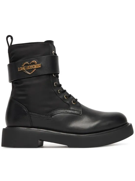 LOVE MOSCHINO Trzewiki JA24024G1NIN100A41 Czarny