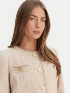 Luisa Spagnoli Marynarka Vasari 542790 Beżowy Regular Fit
