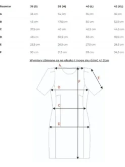 Made of Emotion Sukienka wieczorowa M777 Czarny Generous Fit