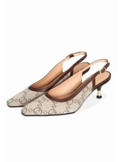 Magda Matyja Czółenka LEXY HEELS BEIGE Beżowy
