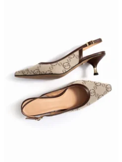 Magda Matyja Czółenka LEXY HEELS BEIGE Beżowy