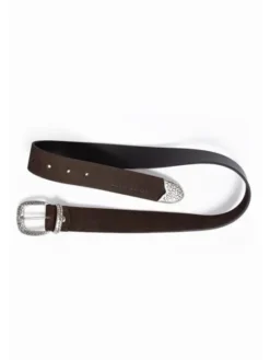 Magda Matyja Pasek Damski Matyja Leather Belt Brązowy
