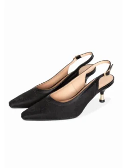 Magda Matyja Półbuty Lexy Heels Black Czarny