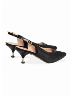 Magda Matyja Półbuty Lexy Heels Black Czarny