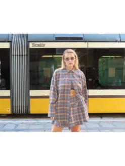 Magda Matyja Spódnica ALABAMA SKIRT Brązowy A-Line Fit