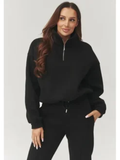Makadamia Dres A13 Czarny Regular Fit