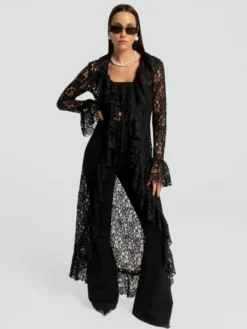 MANDRAGORA Koszula Leya Czarny Standard Fit