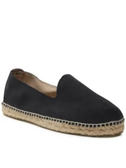 Manebi Espadryle Flat Espadrilles K 1.5 C0 K 1.5 Granatowy