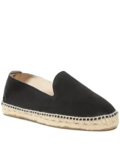 Manebi Espadryle Flat Espadrilles K 1.0 C0 Czarny