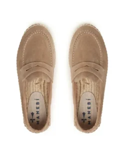 Manebi Espadryle Loafers Espadrilles W 1.9 LW Beżowy