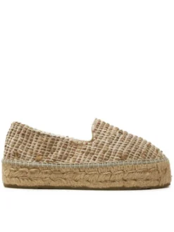 Manebi Espadryle Yucatan Double Sole Espadrilles G 1.2 D0 Beżowy