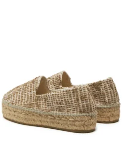 Manebi Espadryle Yucatan Double Sole Espadrilles G 1.2 D0 Beżowy