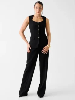 Marciano Guess Kamizelka 181350 Czarny Classic Fit
