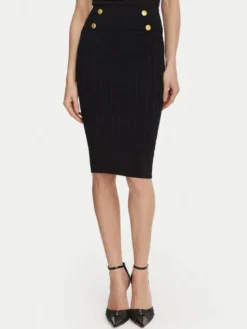 Marciano Guess Spódnica ołówkowa G6YD07 Z1013 Czarny Slim Fit