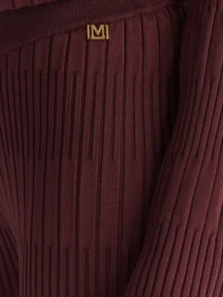 Marciano Guess Spodnie materiałowe 5YGB29 5881Z Bordowy Regular Fit