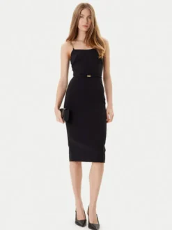 Marciano Guess Sukienka koktajlowa 5YGK13 7160A Czarny Regular Fit