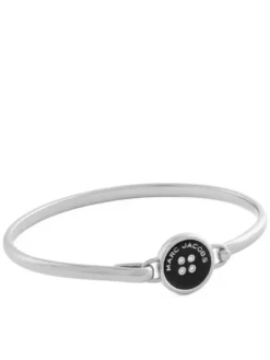 Marc Jacobs Bransoletka The Button Hinge Bracelet 2R4JBR001J34 Srebrny