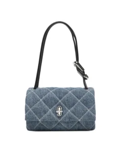 Marc Jacobs Torebka The Quilted Denim Mini 2P5HSH013H03 Niebieski