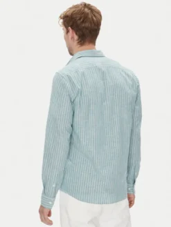 Marc O'Polo Koszula 526 7210 42358 Zielony Slim Fit