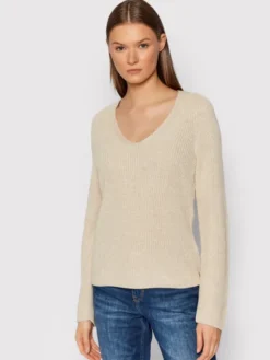 Marc O'Polo Sweter B01 6059 60097 Beżowy Regular Fit