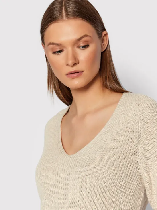 Marc O'Polo Sweter B01 6059 60097 Beżowy Regular Fit