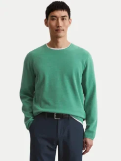 Marc O'Polo Sweter 526 5023 60080 Zielony Regular Fit