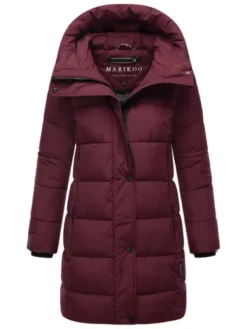 Marikoo Kurtka zimowa Karumikoo XVI Bordowy Regular Fit