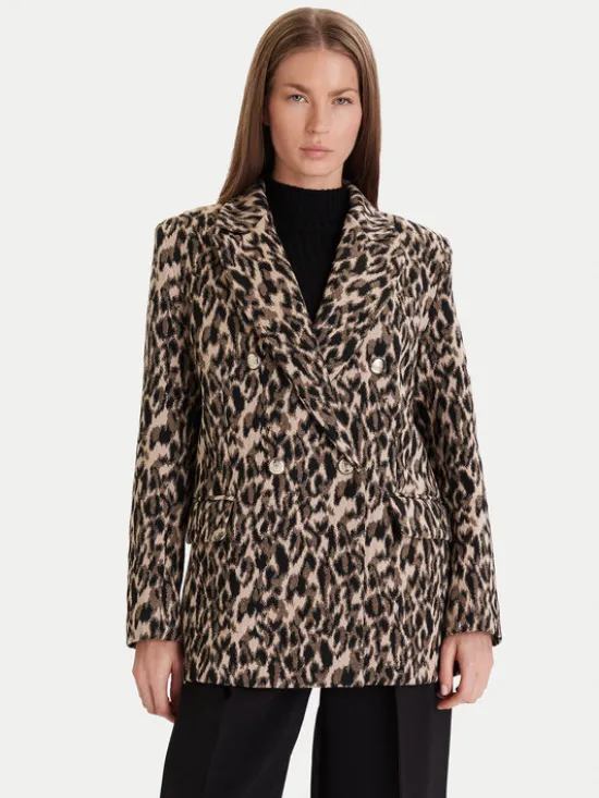 Maryley Marynarka 25IB112/36BE Beżowy Regular Fit