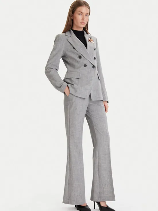 Maryley Marynarka 25IB139/M07/10GR Szary Regular Fit
