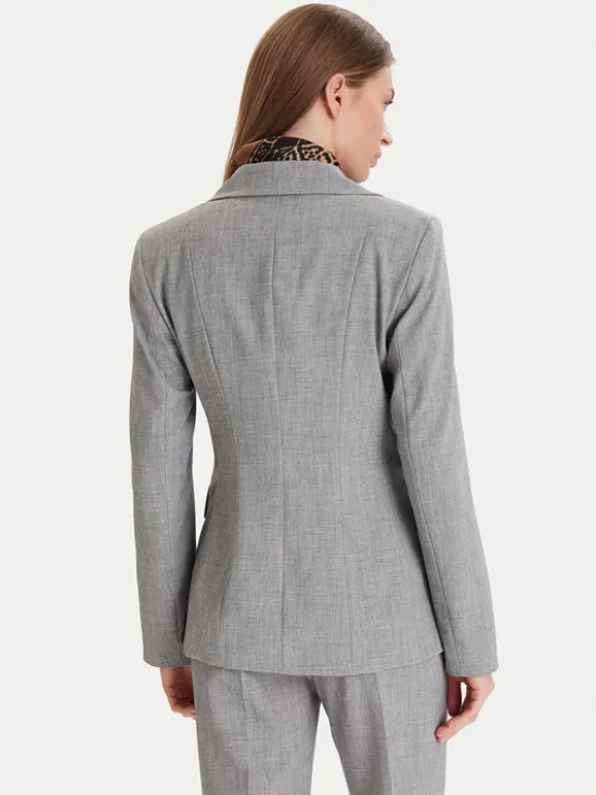 Maryley Marynarka 25IB139/M07/10GR Szary Regular Fit