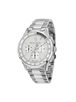 Maserati Zegarek Sorpasso Chronograph R8873624013 Srebrny