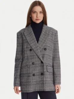 MAX&Co. Marynarka Iames 2526046084200 Szary Relaxed Fit