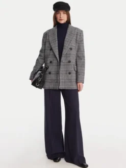MAX&Co. Marynarka Iames 2526046084200 Szary Relaxed Fit