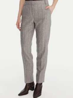 MAX&Co. Spodnie materiałowe Svenzia 2526136094200 Szary Slim Fit