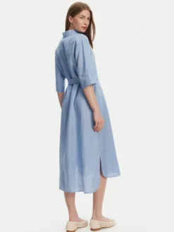 Max Mara Leisure Sukienka koszulowa Salute 2516221028 Błękitny Regular Fit
