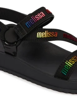 Melissa Sandały Stripes M Lover Ad 35963 Czarny