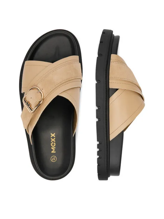 MEXX Klapki EO-HY25006-7 Beżowy
