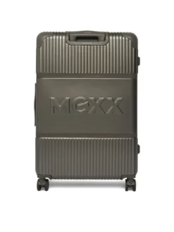 MEXX Walizka duża CEO-MEXX-037-L-SILVER Srebrny